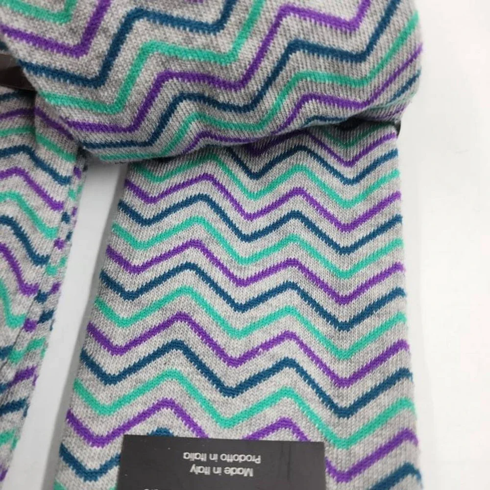 The Men's Store at Bloomingdale's Mini Zigzag Socks Grey Multi - 2 Pairs OS